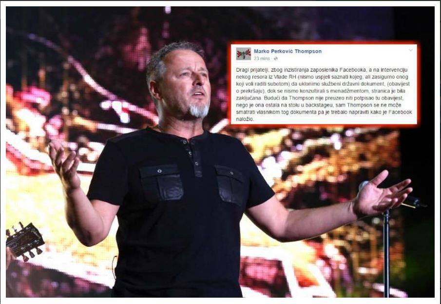 Thompson se opet oglasio na Facebooku